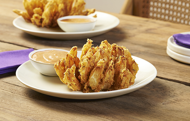 Bloomin' Tasty Onions with Cajun Spiced Dip