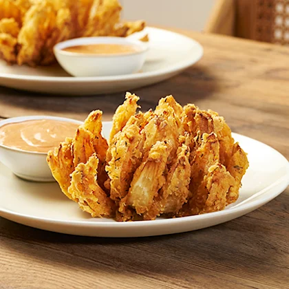 Bloomin' Tasty Onions with Cajun Spiced Dip