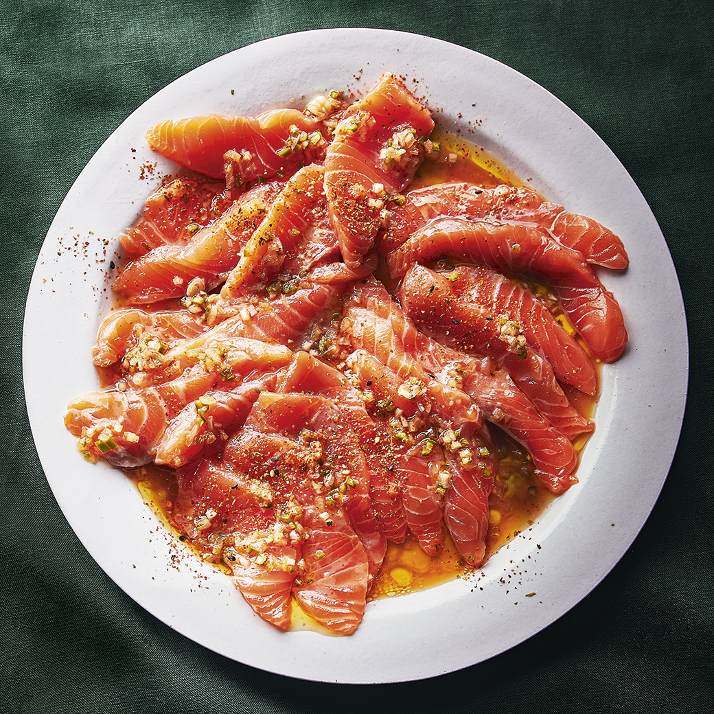 Soy, Chilli and Citrus Cured Salmon