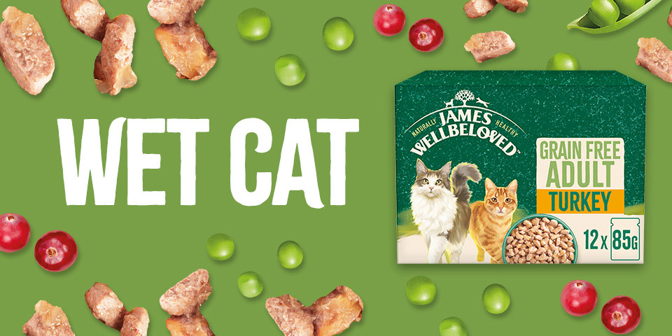 James Wellbeloved Wet Cat - Easy to digest for cats with grain sensitivities