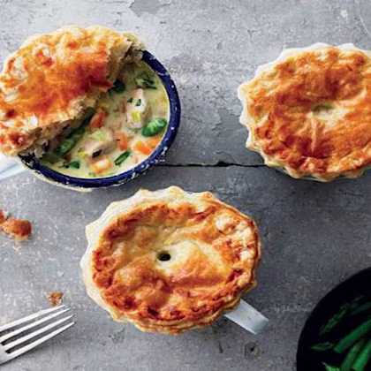Chicken & Asparagus Pot Pies