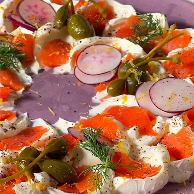 Salmon Sharing Wreath