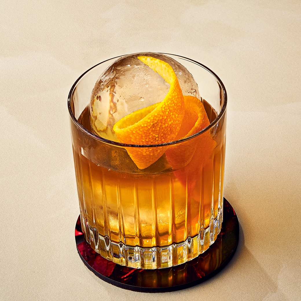 Hot Honey and Chocolate Old Fashioned Cocktail