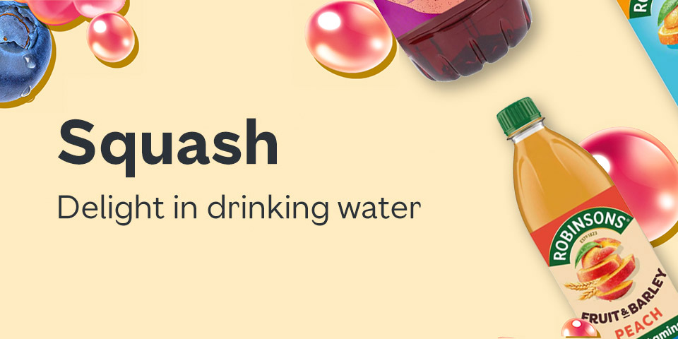 Squash - Delight in drinking water
