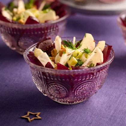 Beetroot, Apple and Soured Cream Salad