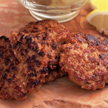 Slightly Spicy Lamb Burgers