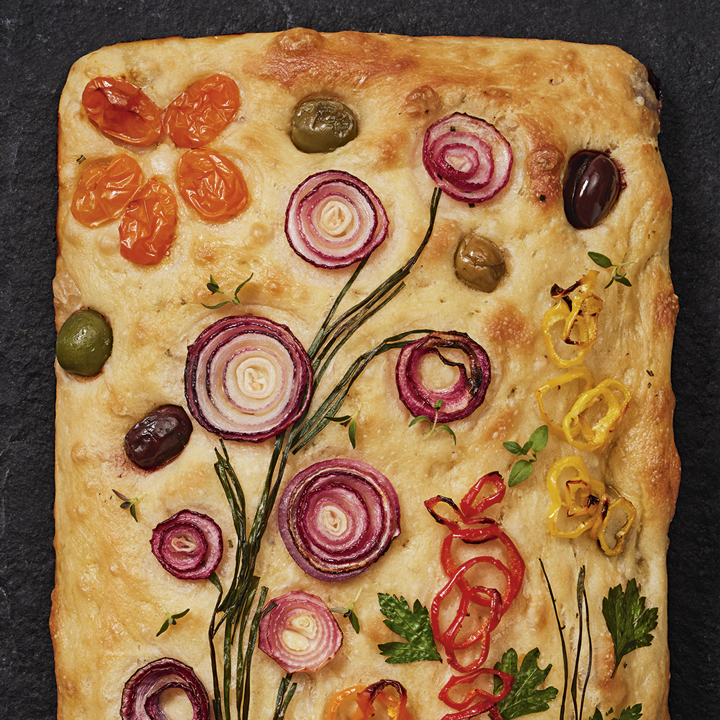 Easy Focaccia Garden