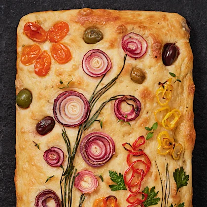 Easy Focaccia Garden