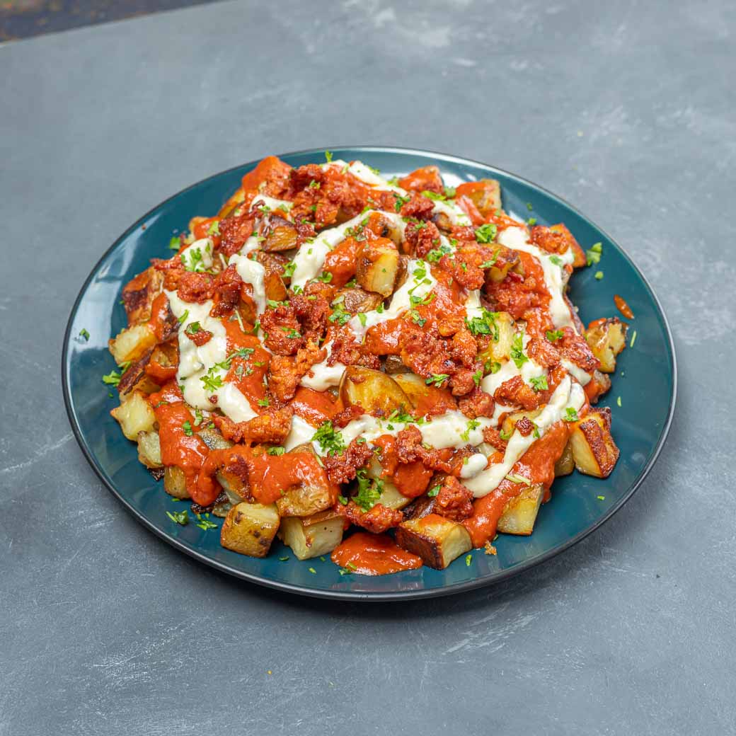 Crispy chorizo loaded potatoes