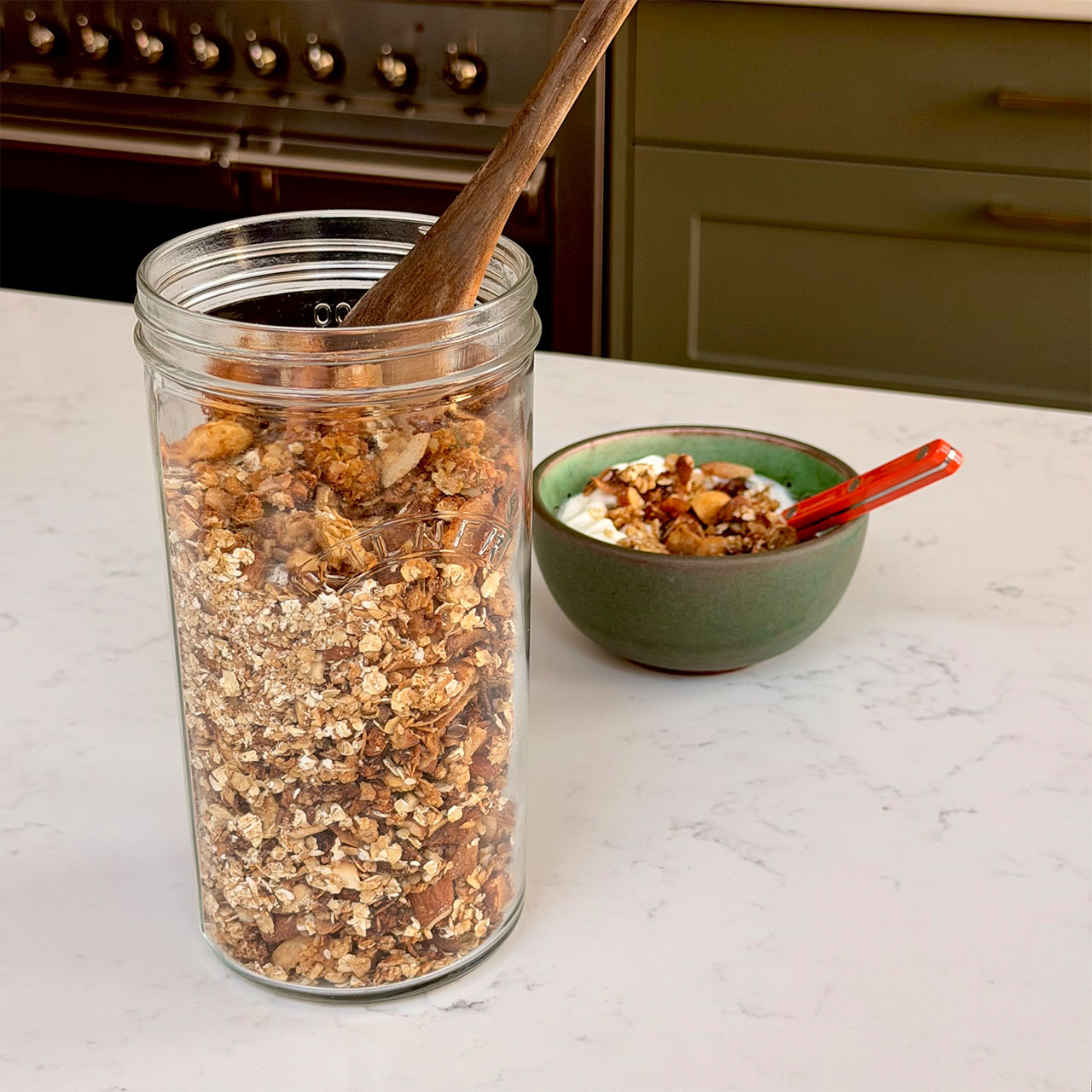 Air Fryer Nutty Granola