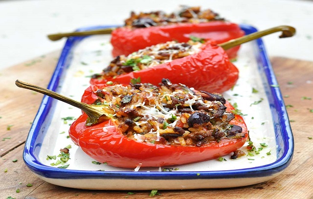 Chilli Stuffed Peppers