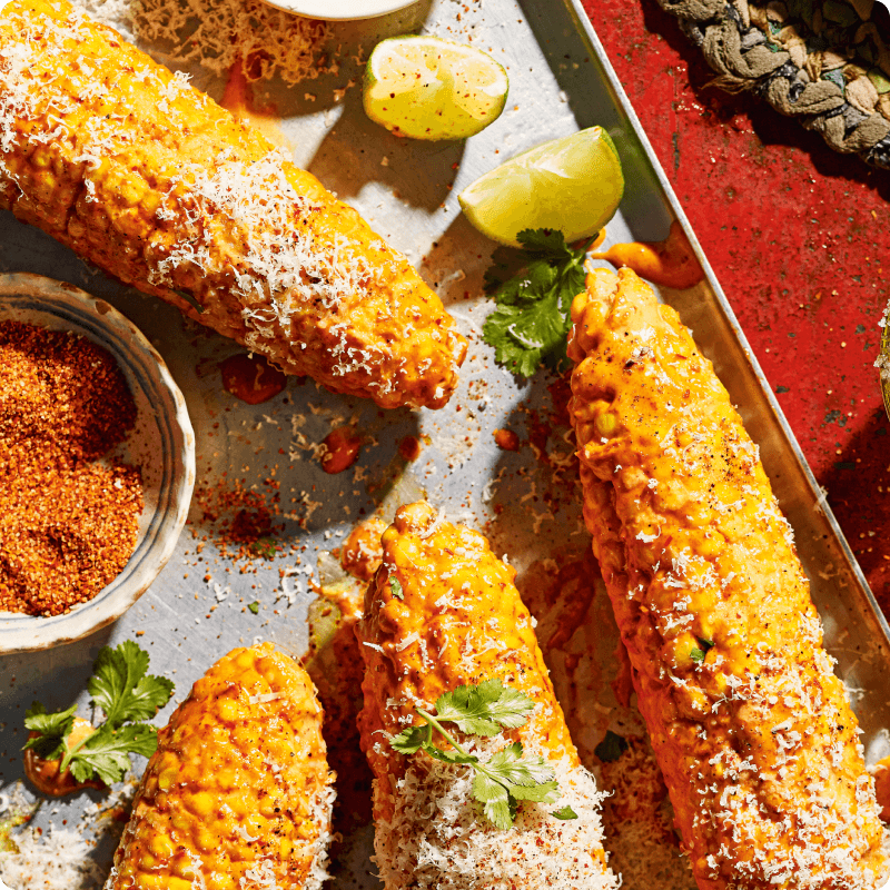 Boil or grill sweetcorn