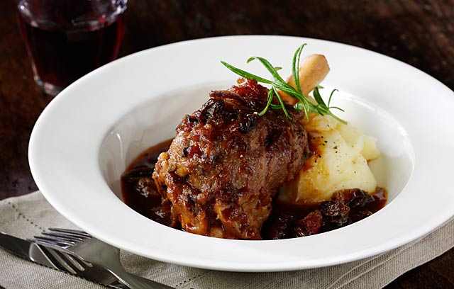 Slow-cooked Melting Lamb Shanks