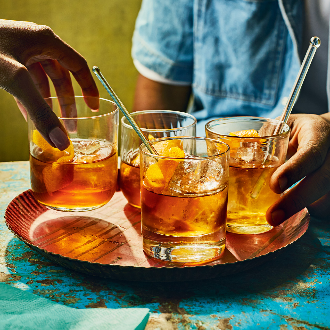 Sugar-and-Spice Rum Old Fashioned