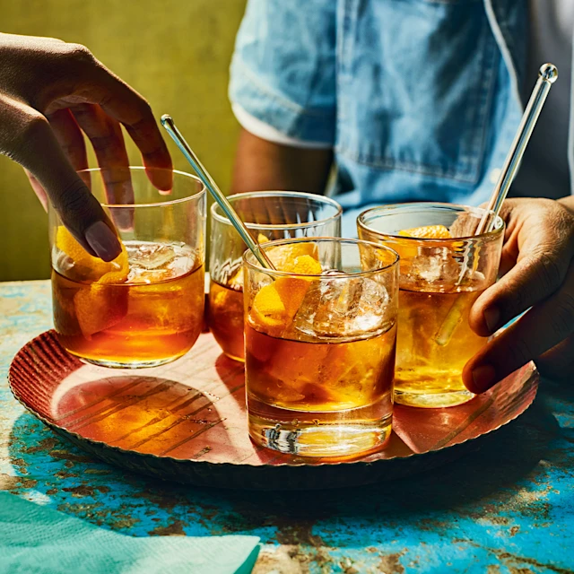 Sugar-and-Spice Rum Old Fashioned