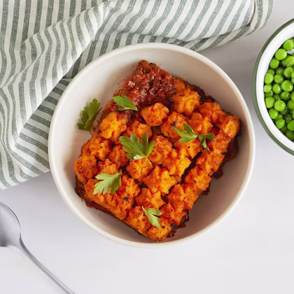 Veggie Cottage Pie with Sweet Potato Mash