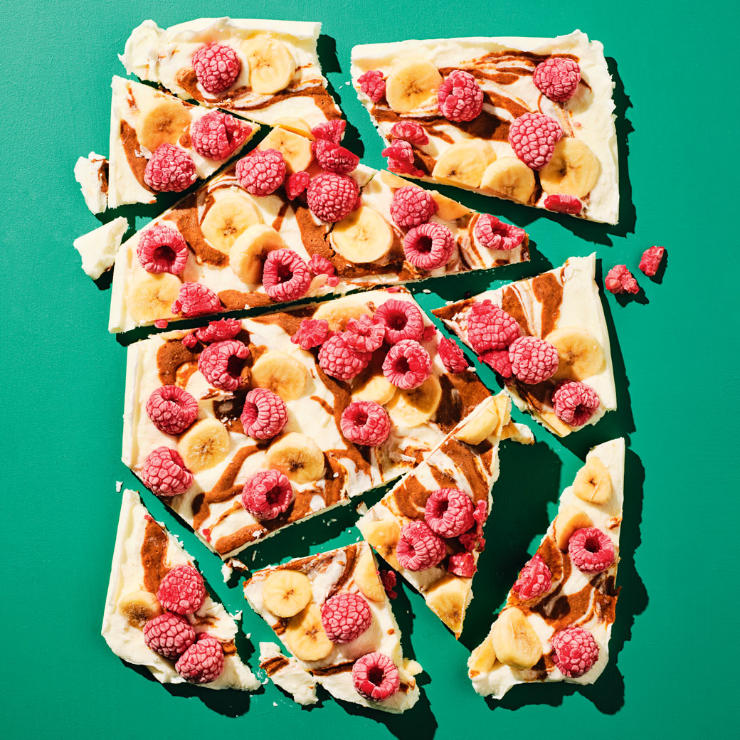 Frozen Fruit and Yoghurt Bark
