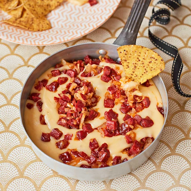 Melted Cheese and Chorizo Dip