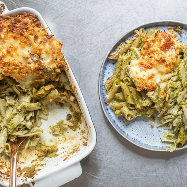 Baked Pesto Penne