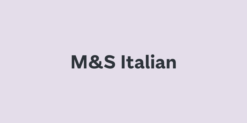 M&S Italian