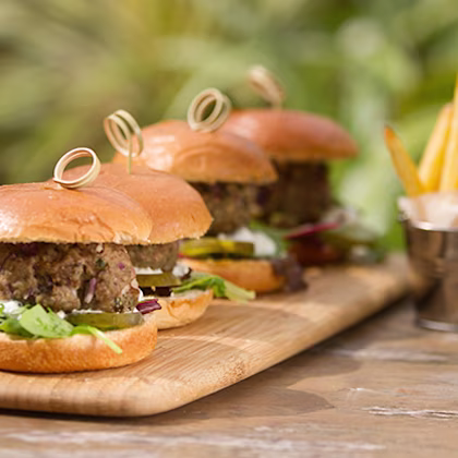 Minty Lamb Burgers
