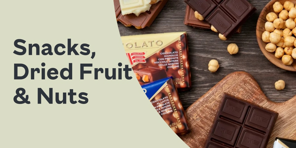 Snacks, Dried Fruit & Nuts