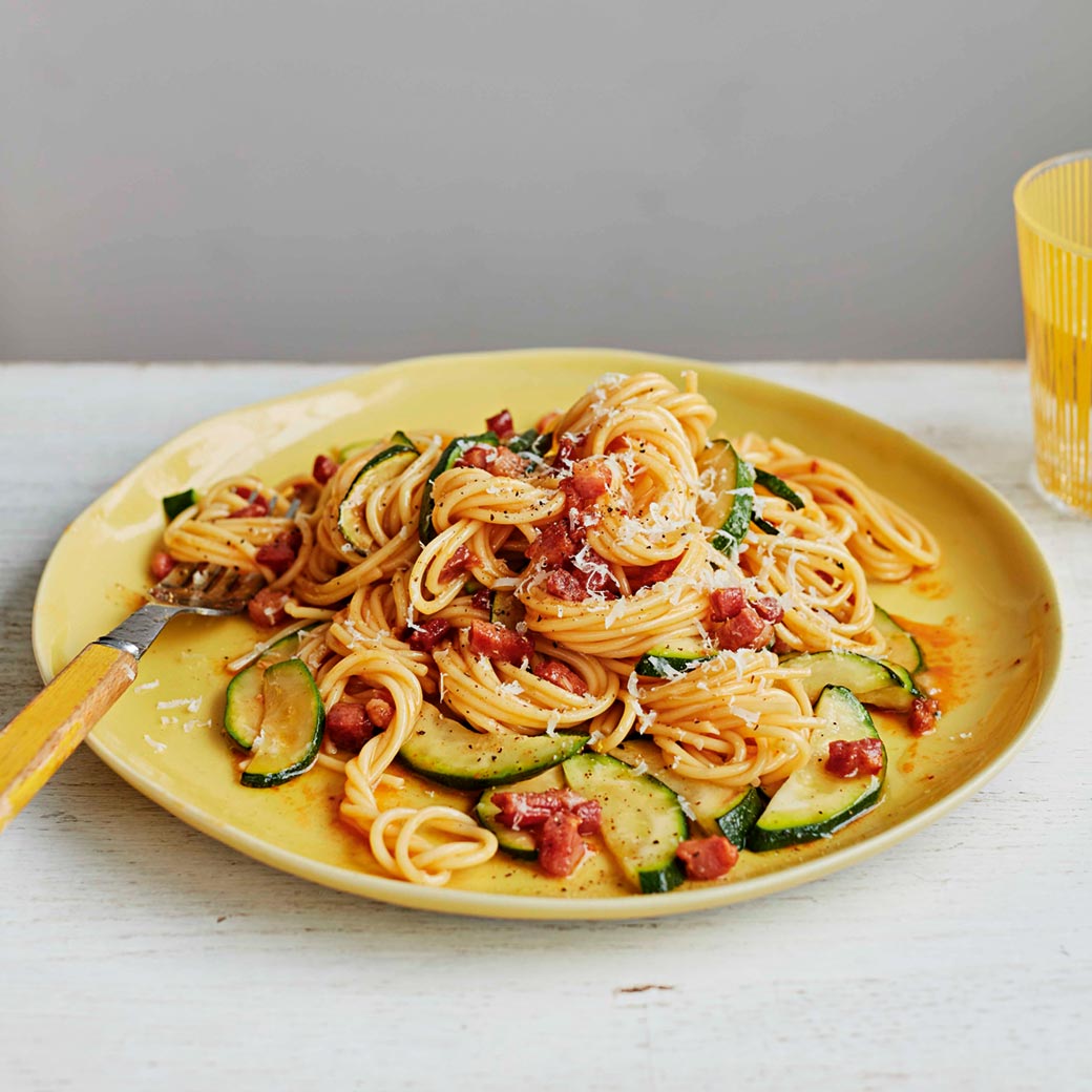 Courgette Carbonara
