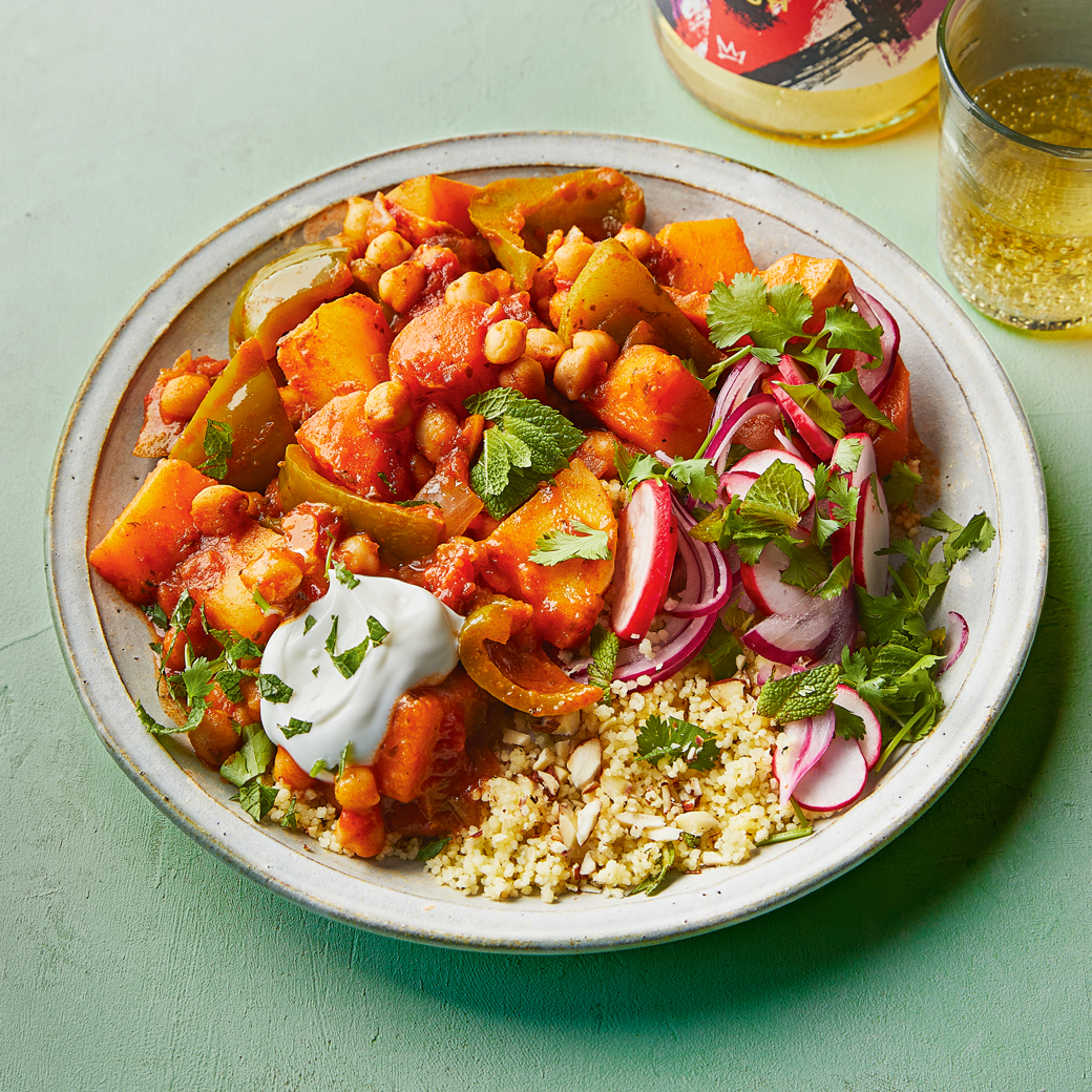 Squash and Chickpea Tagine