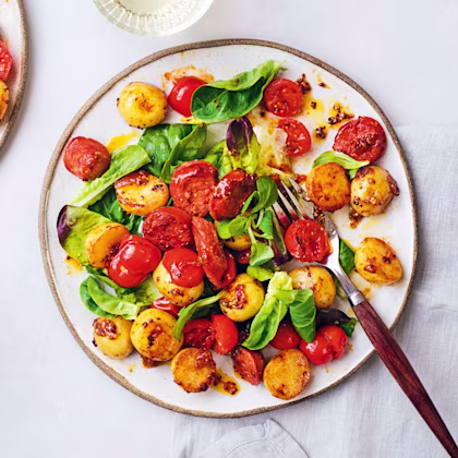 Spicy Sausage Salad