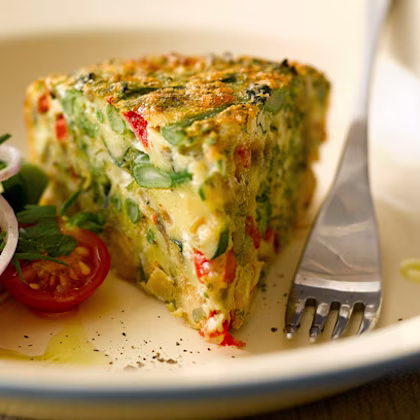 Tenderstem® Broccoli and Chickpea Frittata
