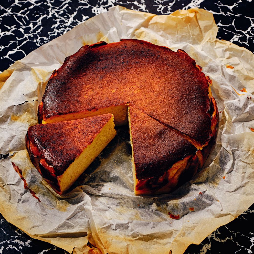 Cereal Milk Basque Cheesecake