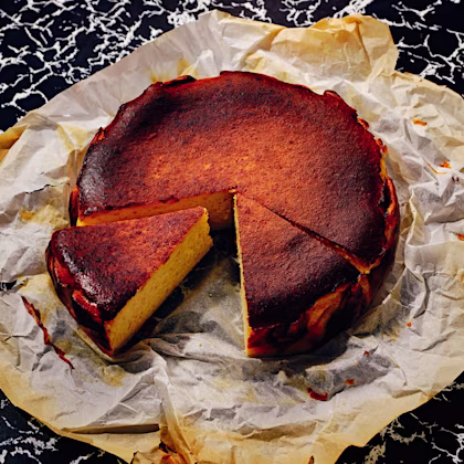Cereal Milk Basque Cheesecake