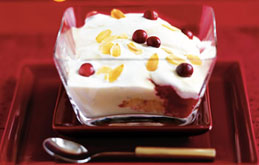 Cranberry Trifle with Cointreau