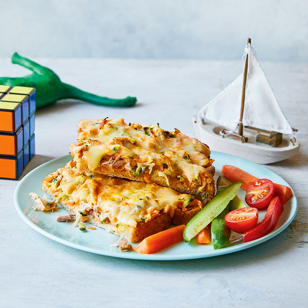 Cheesy Tuna Toasts