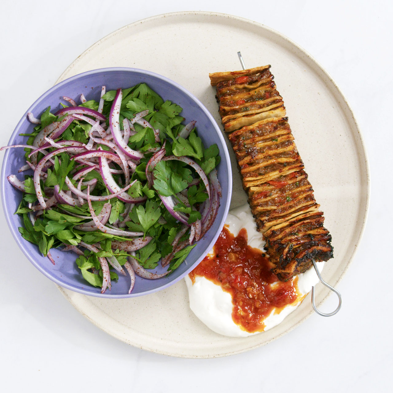 Air Fryer Kebab Stack