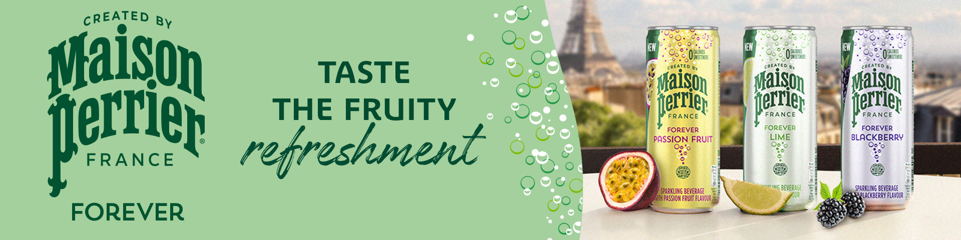 Maison Perrier Forever - Taste the fruity refreshment