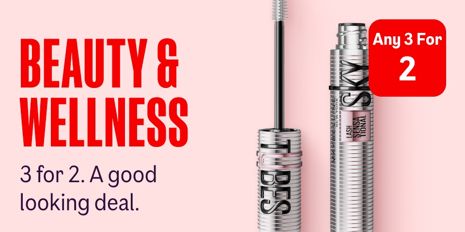 Beauty & Wellness - Buy any 3 for 2