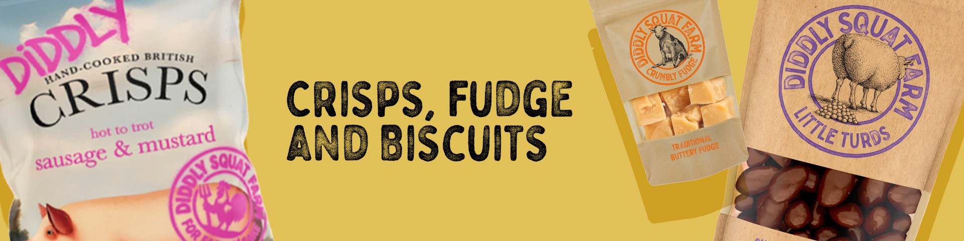 Crisps, Fudge & Biscuits