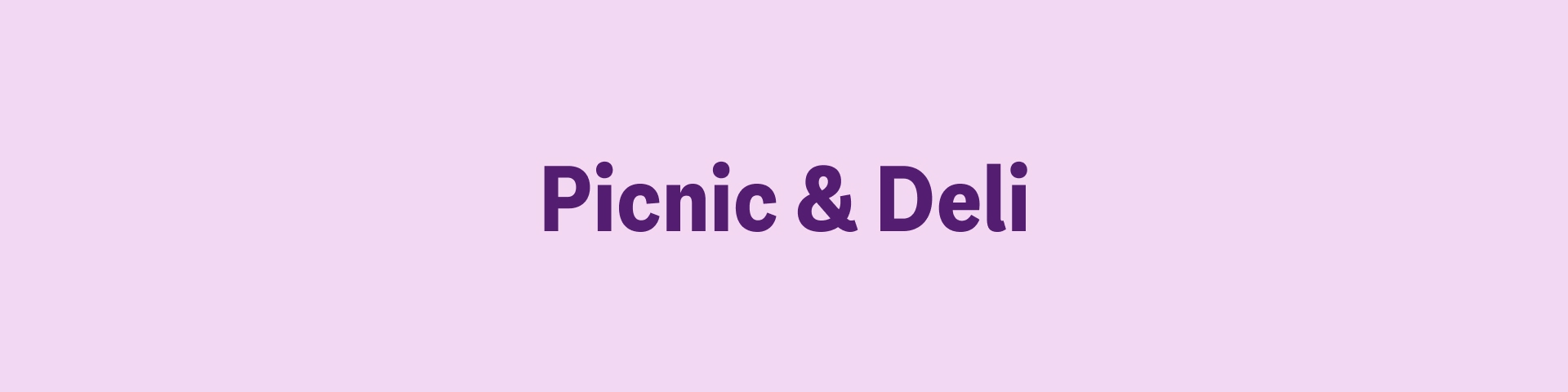 Picnic & Deli