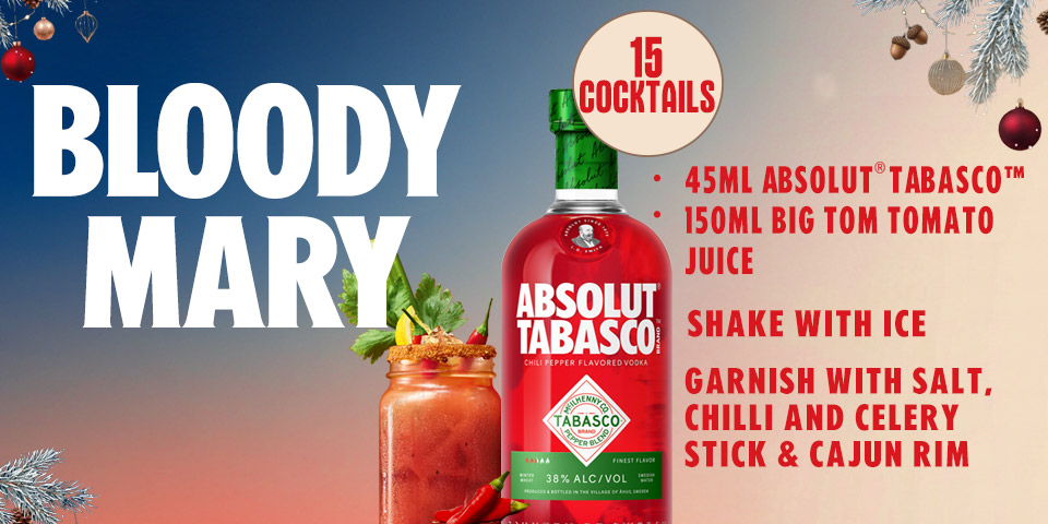 Absolut Tabasco Bloody Mary