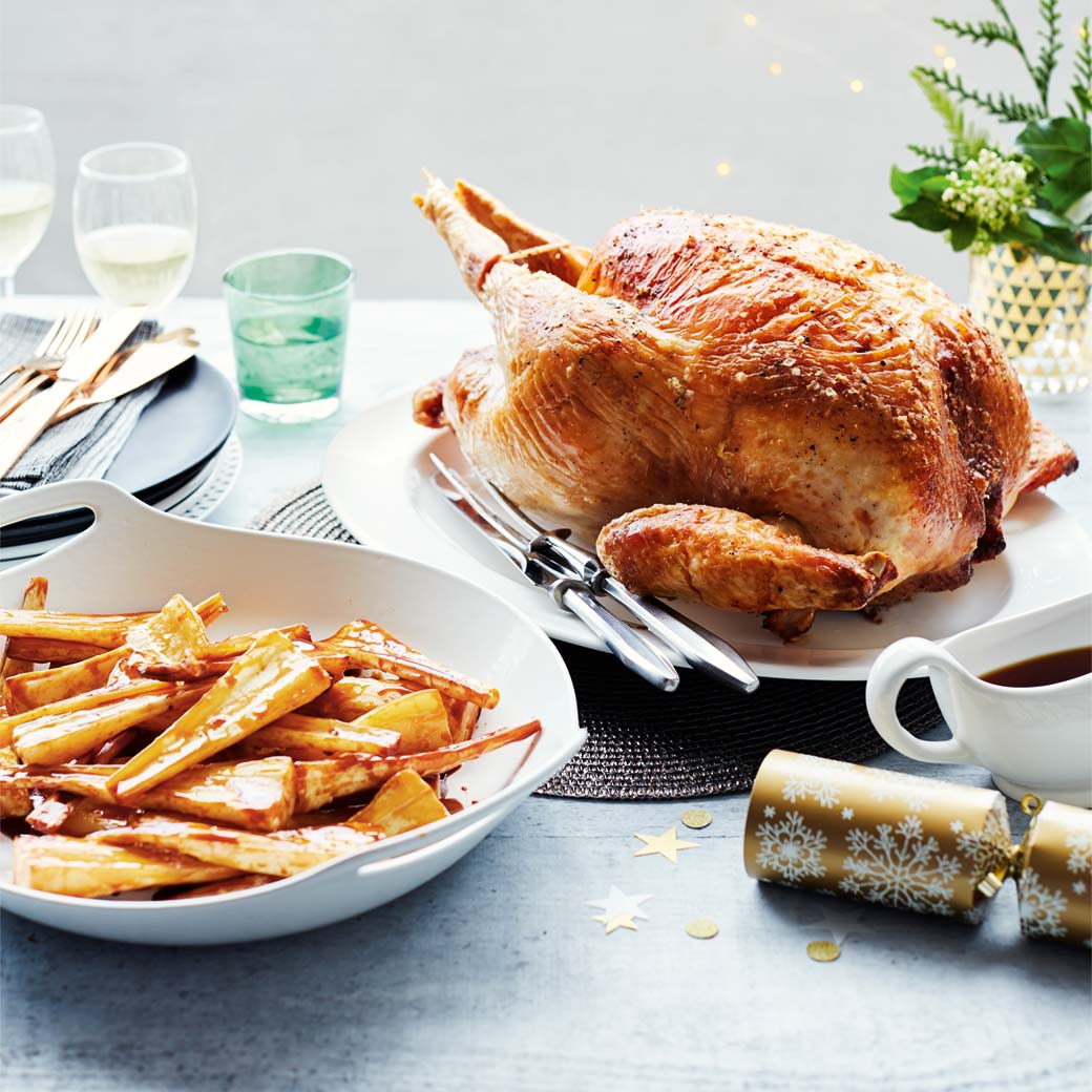 Honey & Marmite Glazed Parsnips