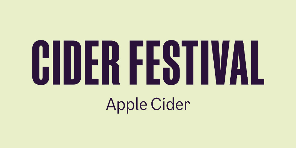 Cider Festival - Apple Cider
