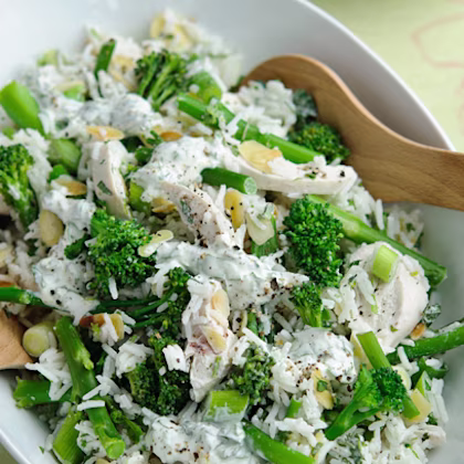 Tom Aiken's Lime and Coriander Chicken and Tenderstem Rice Salad