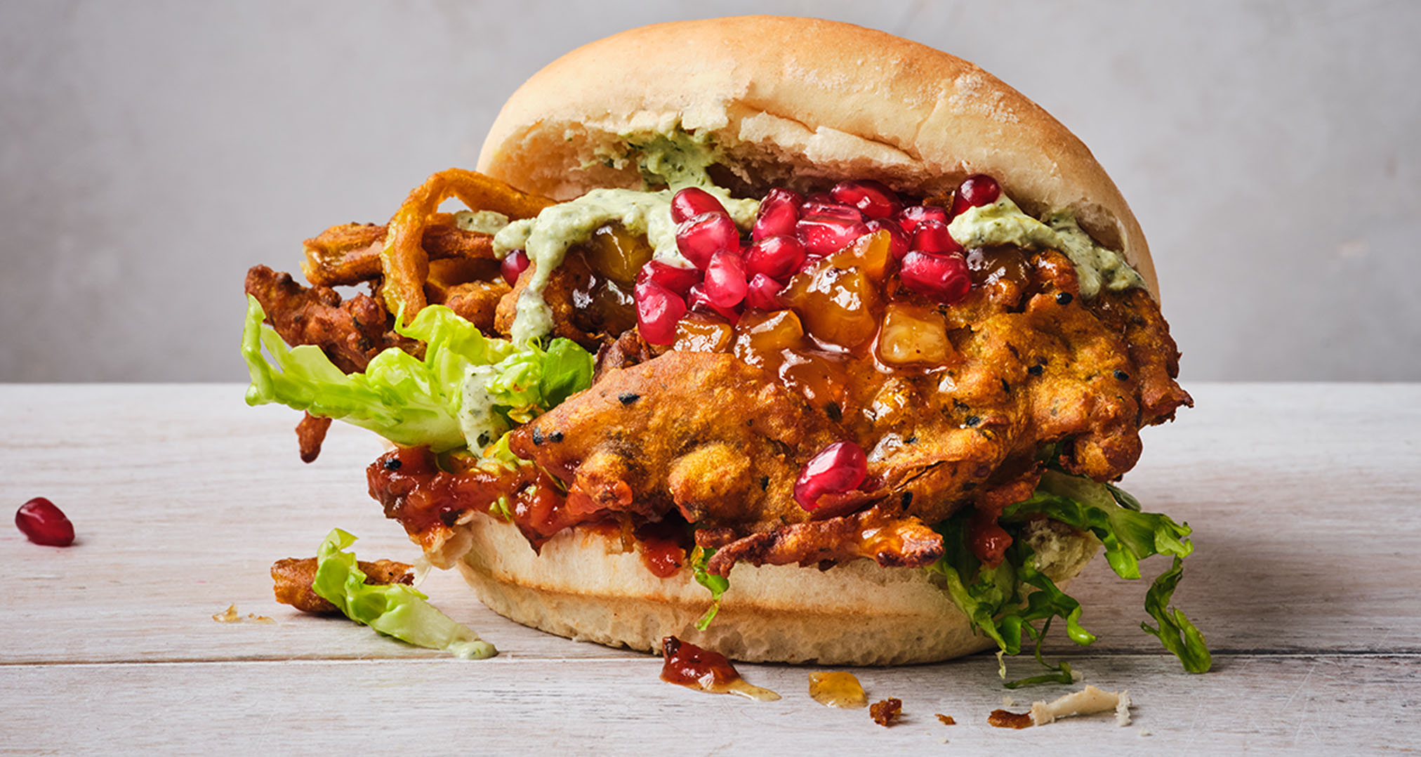 Onion Bhaji Bap
