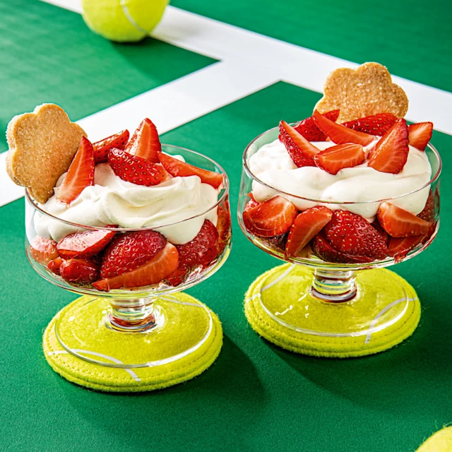 Strawberry and Rose Syllabub