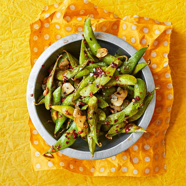 Spicy Sautéed Edamame
