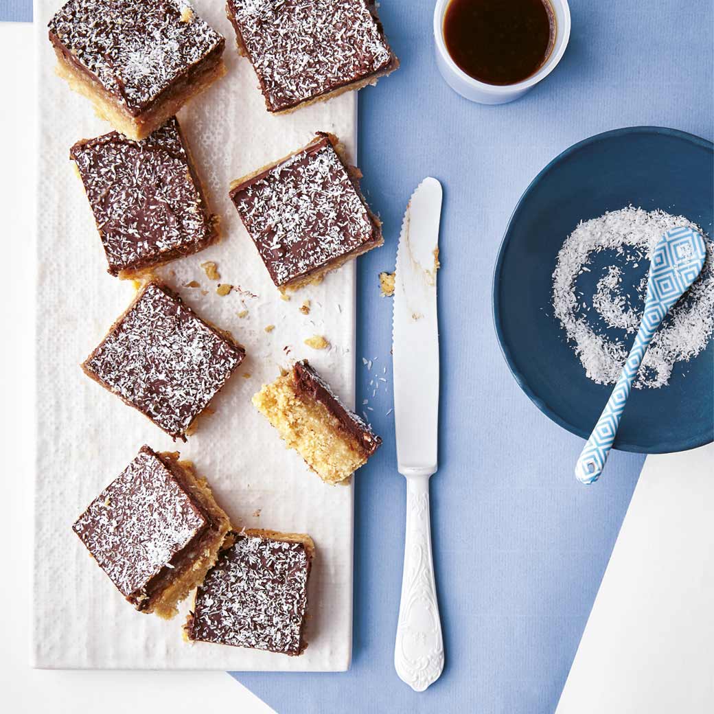 Coconut and Lime Millionaire’s Shortbread