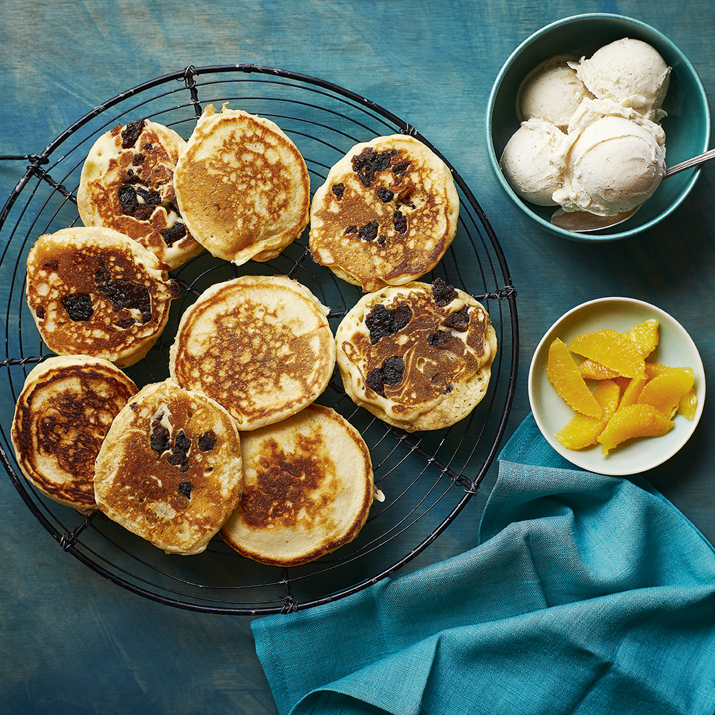 Christmas Pudding Drop Scones