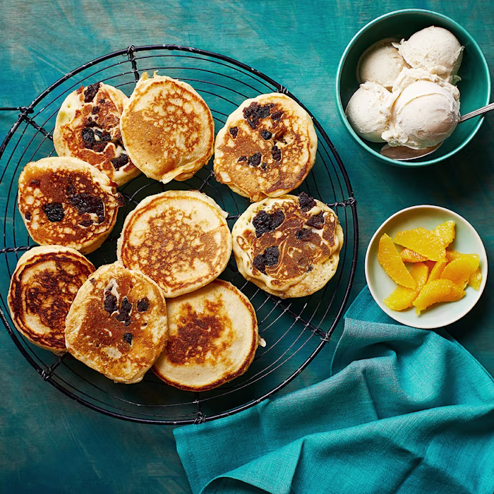 Christmas Pudding Drop Scones