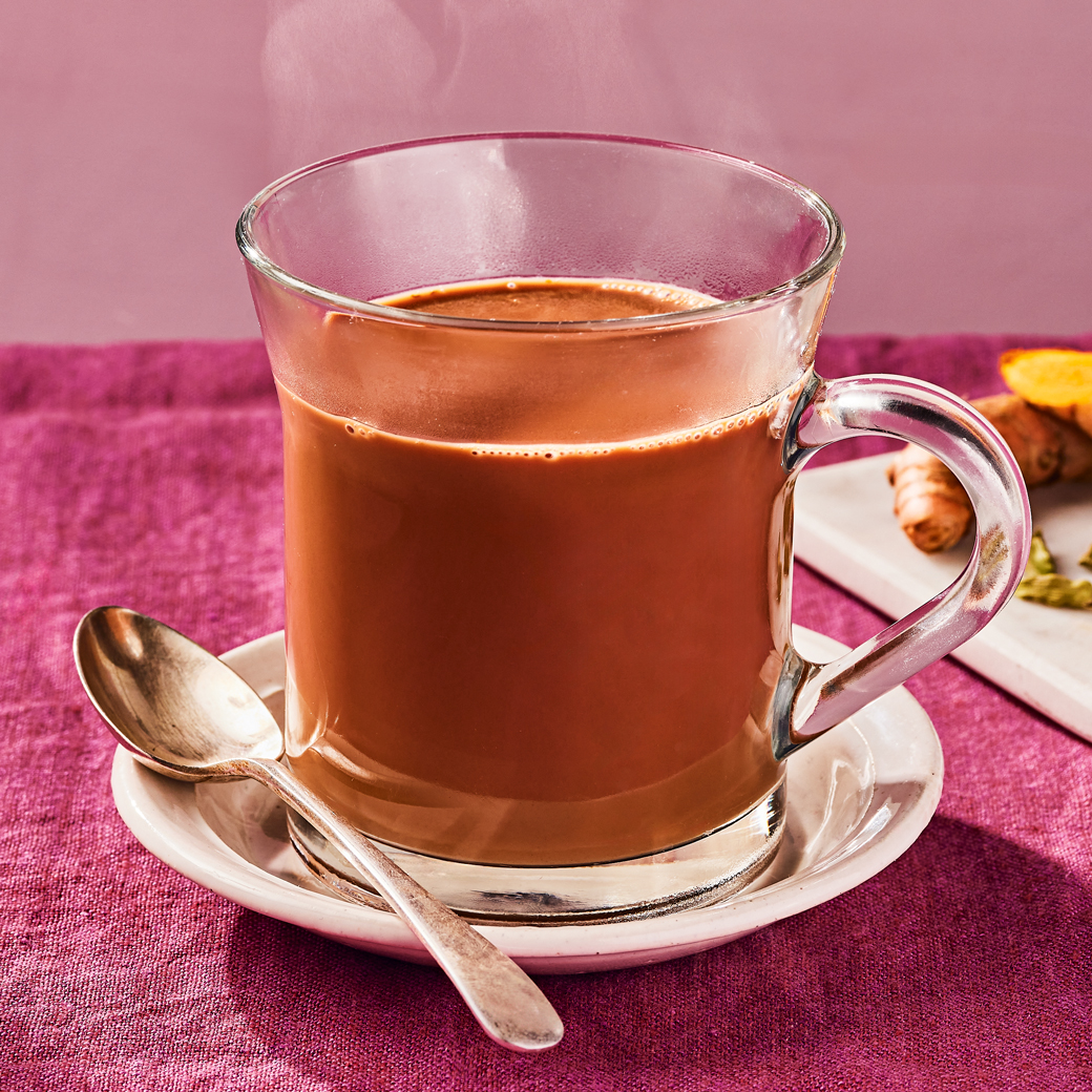 Turmeric and Cardamom Hot Chocolate